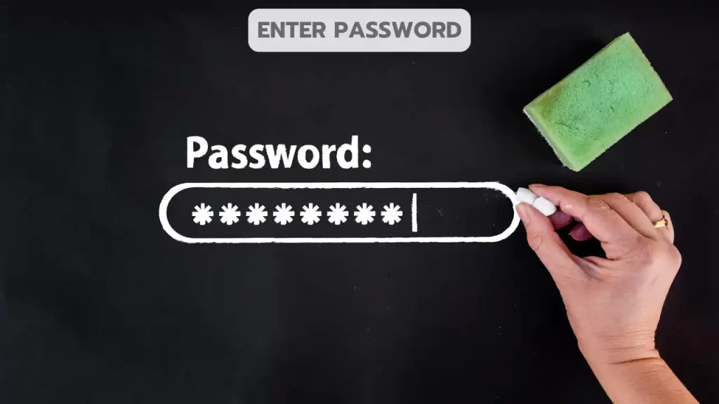 enter password ne demek