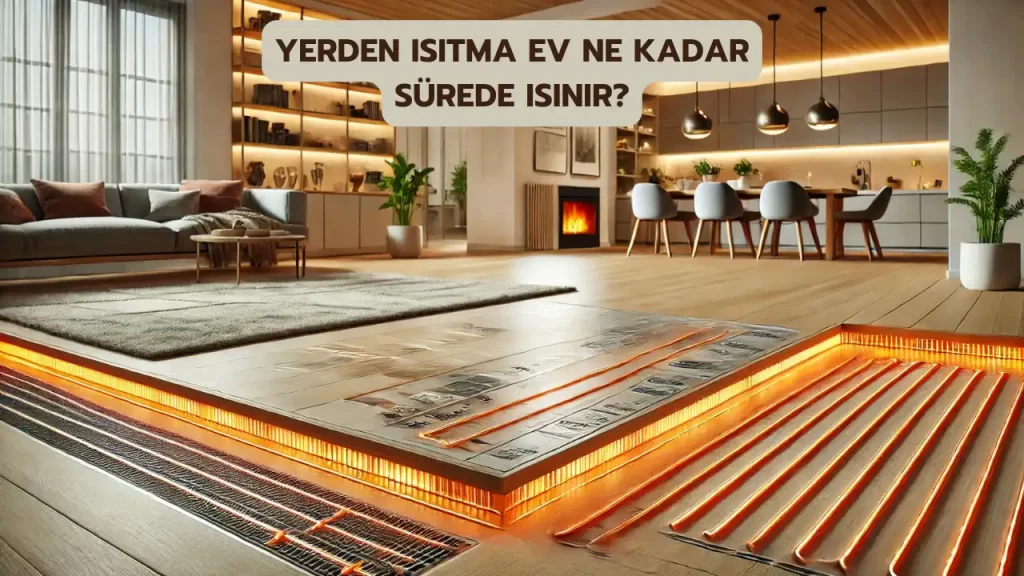 yerden isitma ev ne kadar surede isinir