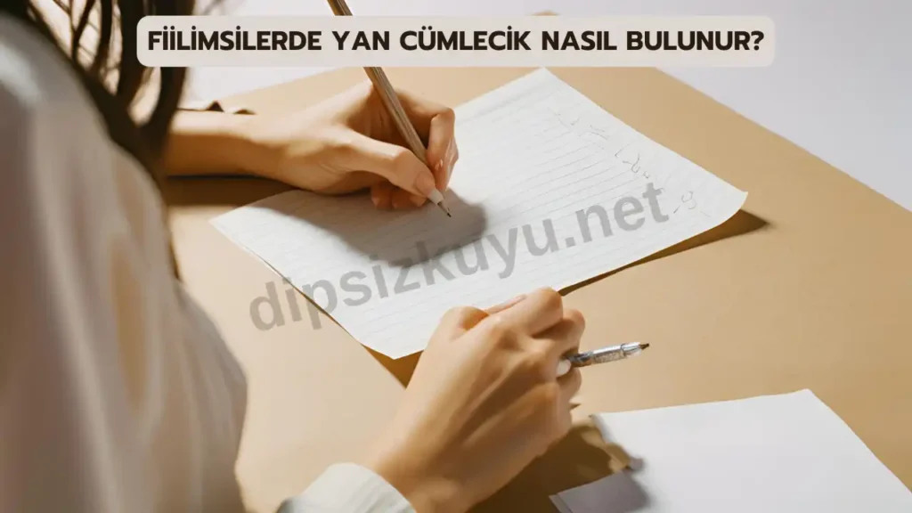fiilimsilerde yan cumlecik nasil bulunur