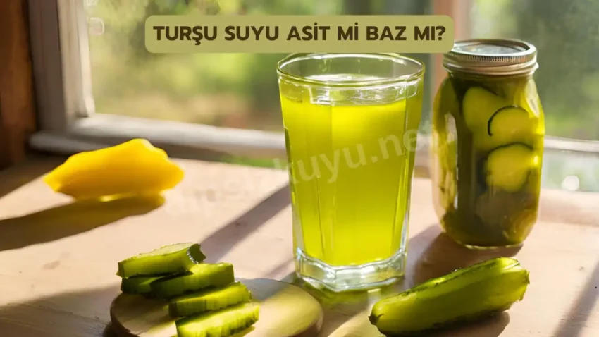 Turşu Suyu Asit Mi Baz Mı? Turşu Suyu pH Değeri