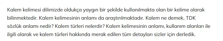 kotu seo ornegi
