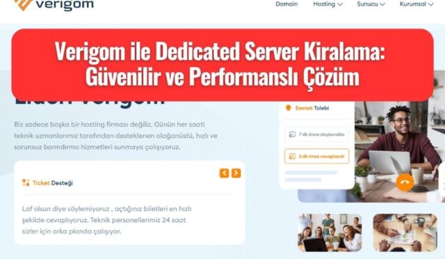 verigom ile dedicated server
