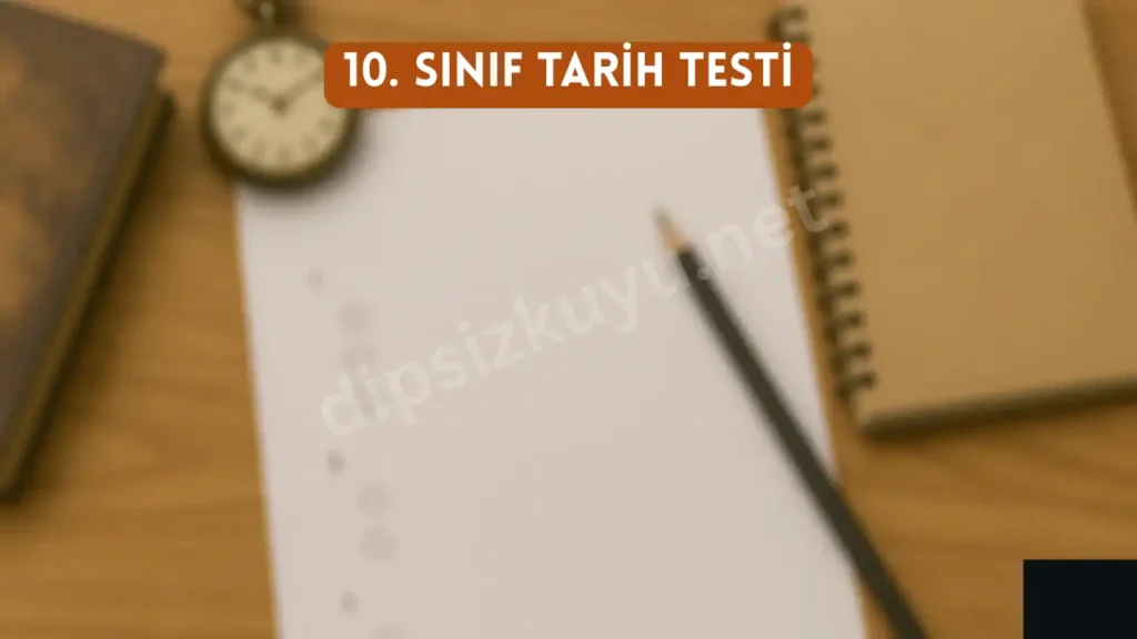 10. Sınıf Tarih Testi Çöz 20 Soru Çözümlü TEST 3 – 2026 Güncel Sorular ve Cevapları