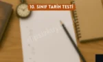 10. sinif tarih testi coz