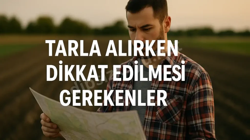 10 Maddede Tarla Alırken Dikkat Edilmesi Gerekenler – 2026 Güncel Rehber
