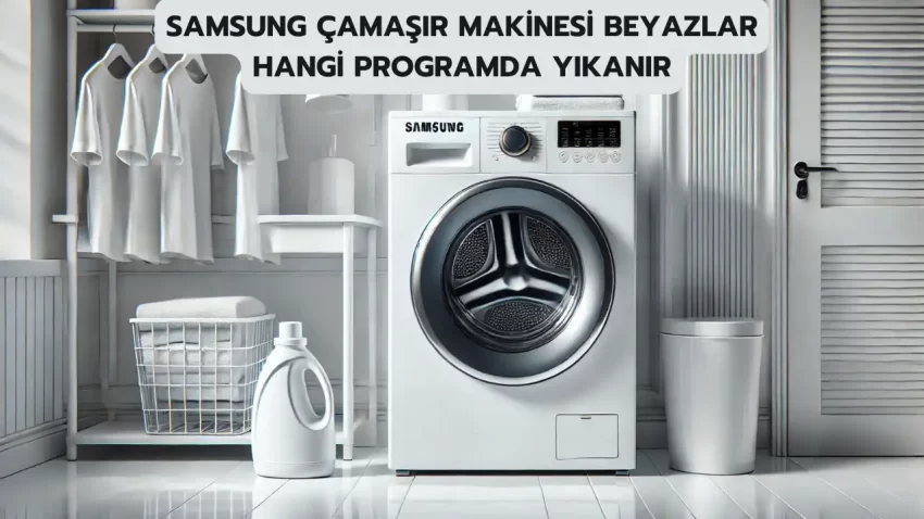 samsung camasir makinesi beyazlar hangi programda yikanir
