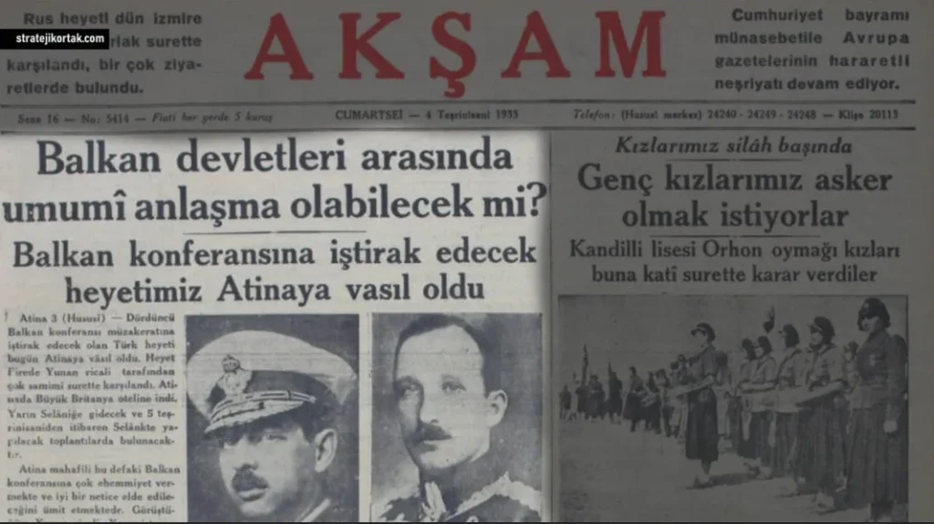 balkan antanti gazete manset 3