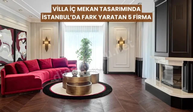 villa ic mekan tasarimi