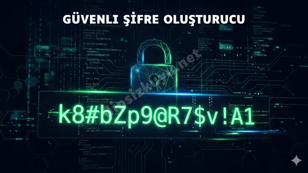 Güvenli Şifre Oluşturucu | Güçlü Şifre Oluşturma Aracı İle Hesabınız Çalınmasın