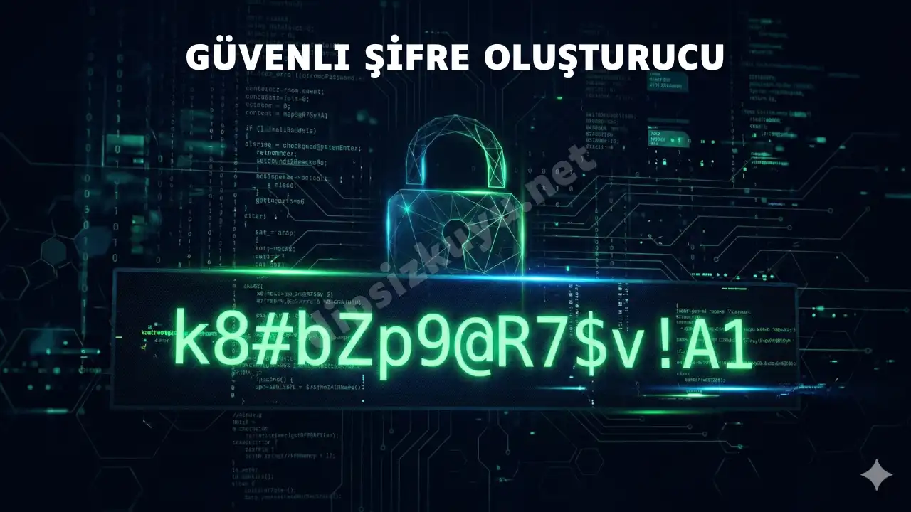 Güvenli Şifre Oluşturucu | Güçlü Şifre Oluşturma Aracı İle Hesabınız Çalınmasın